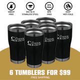 6 20oz Tumblers for $99